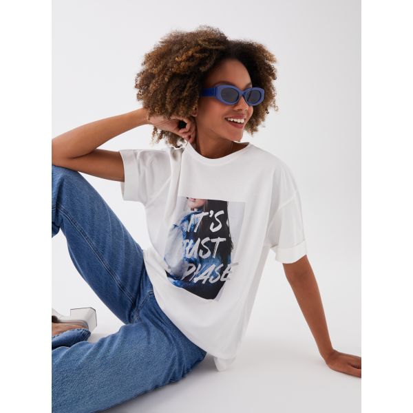 Women's Crew Neck Oversize T-Shirt