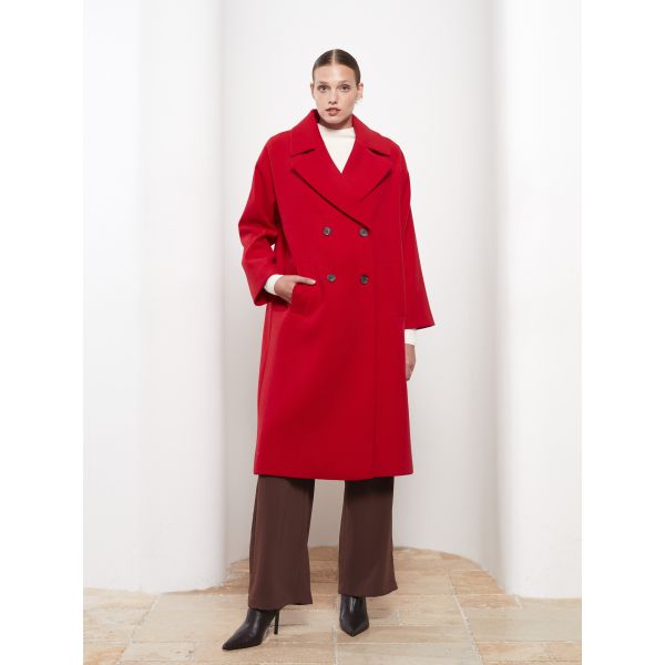 Jacket Collar Regular Long Sleeve Women's Cachet Coat