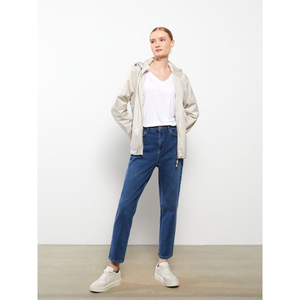 Slim Mom Straight Women Jeans