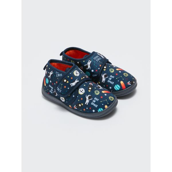 Printed Velcro Slippers for Boys