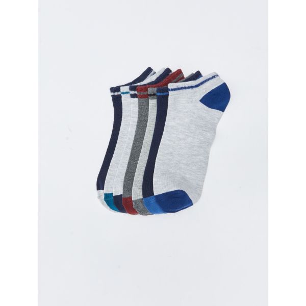 Color Block Men's Booties Socks 7 Pack