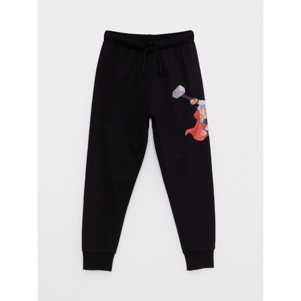 Elastic Waist Avengers Printed Boys Jogger Sweatpants