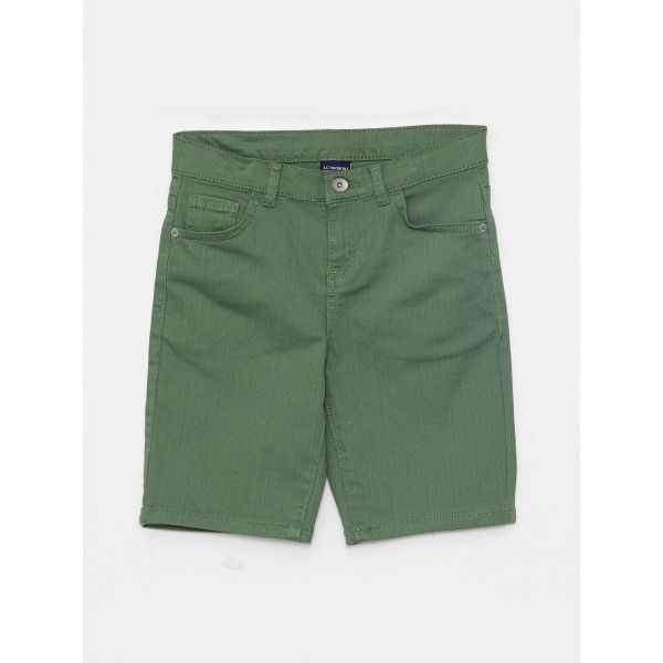 Basic Gabardine Boy Shorts