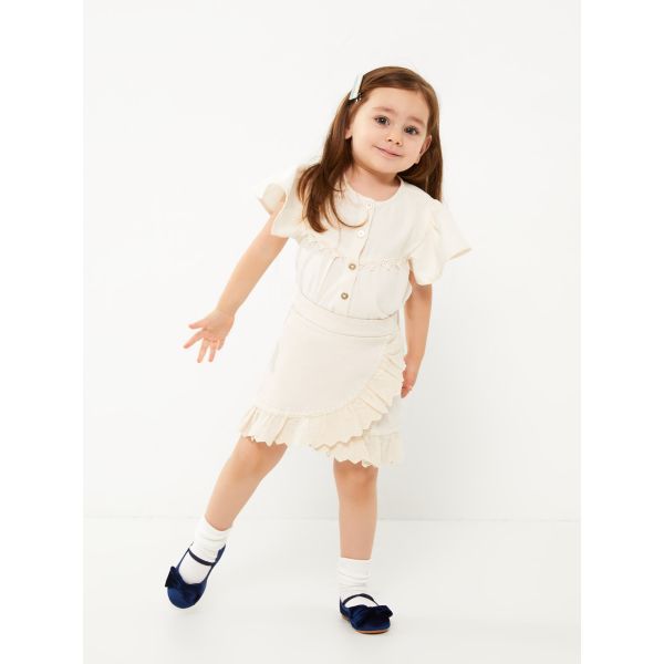 Frill Detailed Baby Girl Skirt