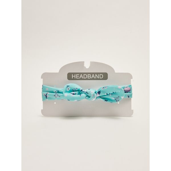 Patterned Bow Detailed Baby Girl Headband