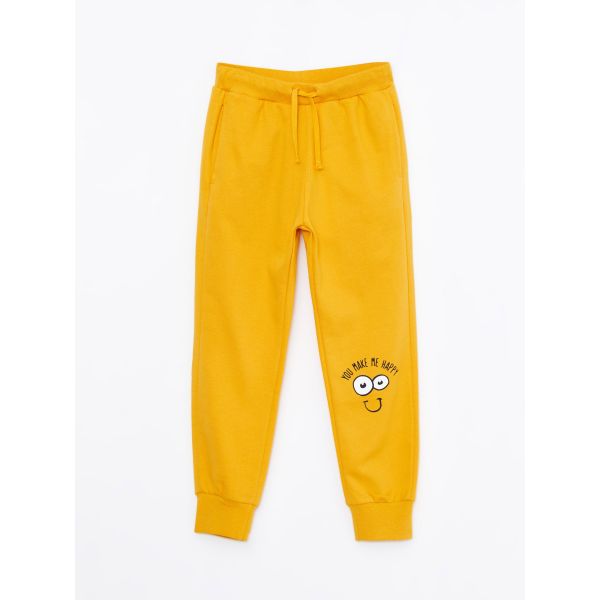 Elastic Waist Printed Boy Jogger Sweatpants