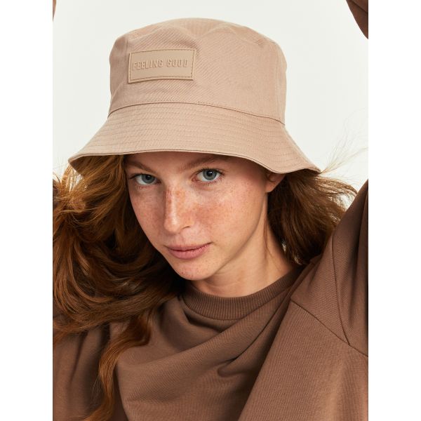 Label Printed Women's Bucket Hat