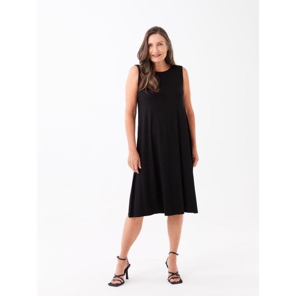 Crew Neck Straight A Cut Women's Dress