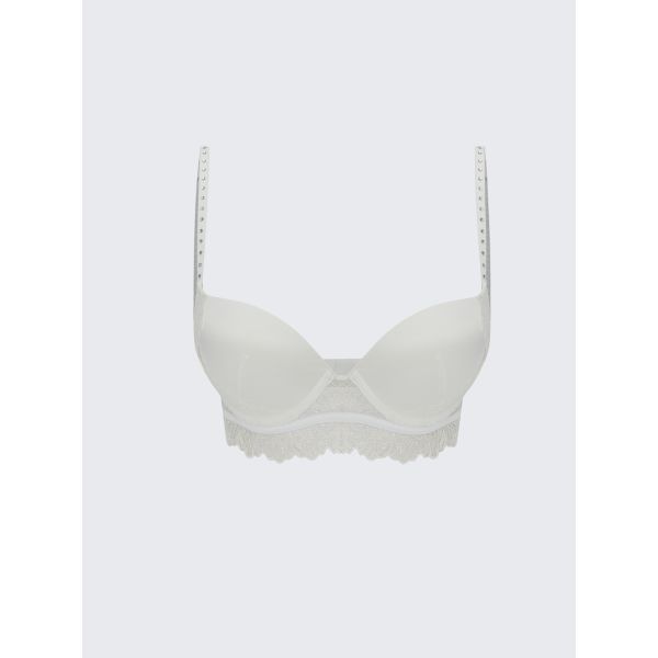 Underwire Filled Lace T-Shirt Bra