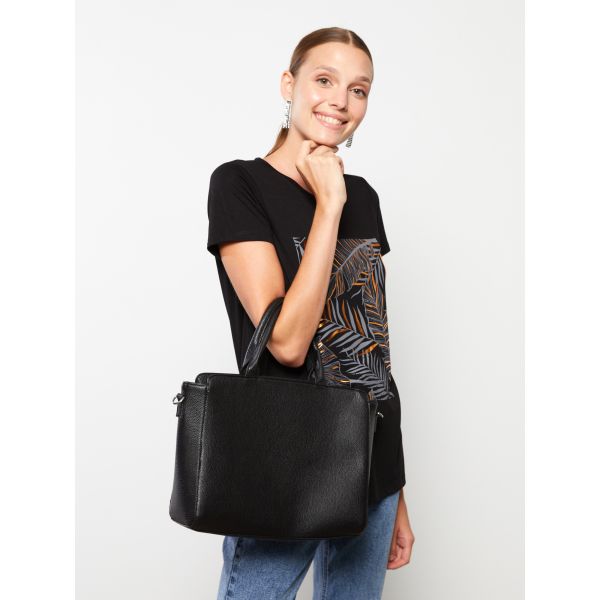 Leather Look Women's Shoulder Bag