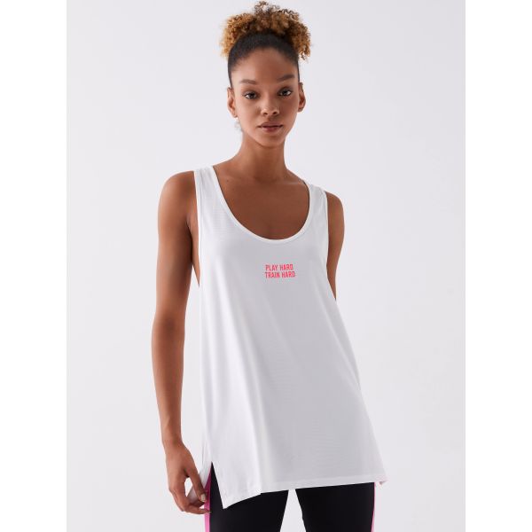 U-Neck Printed Women's Sports Athlete