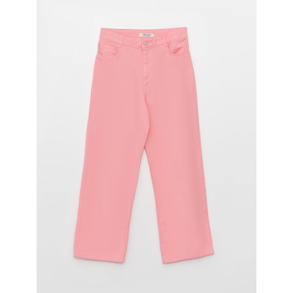 Basic Bell-Bottoms Gabardine Girl Trousers