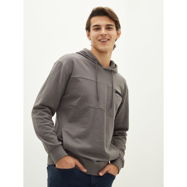 Hooded Long Sleeve Thick Men's Hoodie