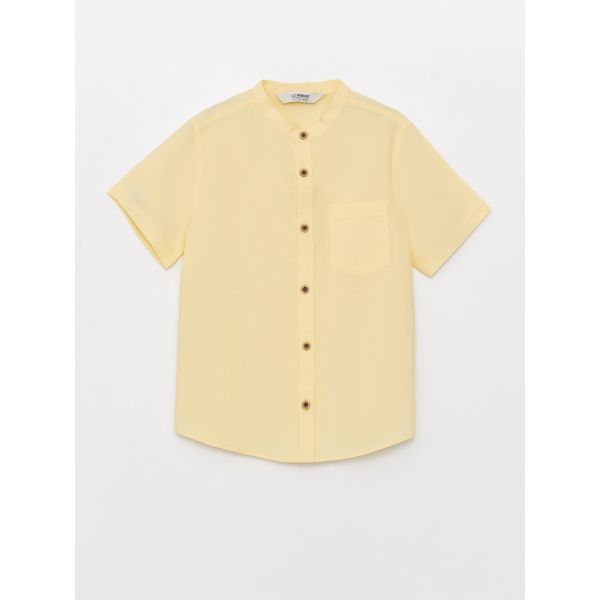 Judge Collar Basic Short Sleeve Boy's Shirt