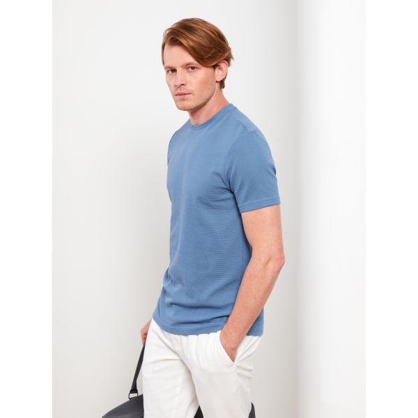 Crew Neck Short Sleeve Men's T-shirt