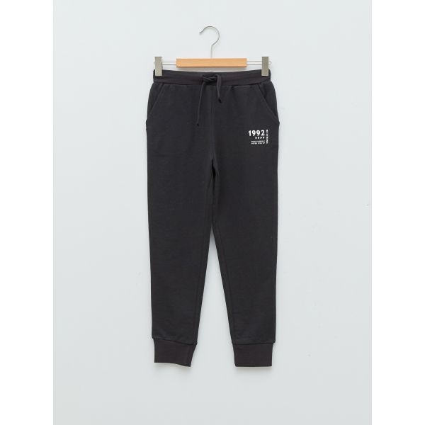 Elastic Waist Printed Boy Jogger Sweatpants