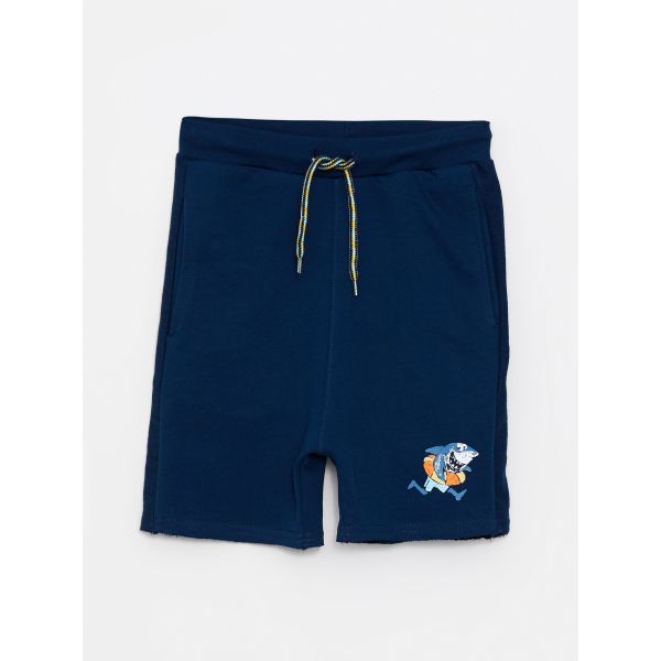 Elastic Waist Printed Boy Shorts