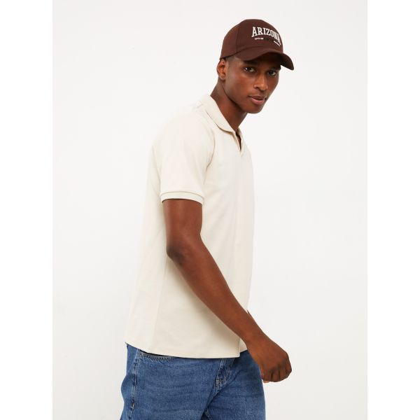 Polo Neck Short Sleeve Men's T-Shirt