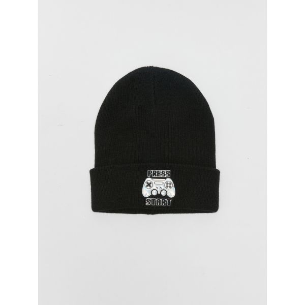 Printed Boy's Tricot Beanie