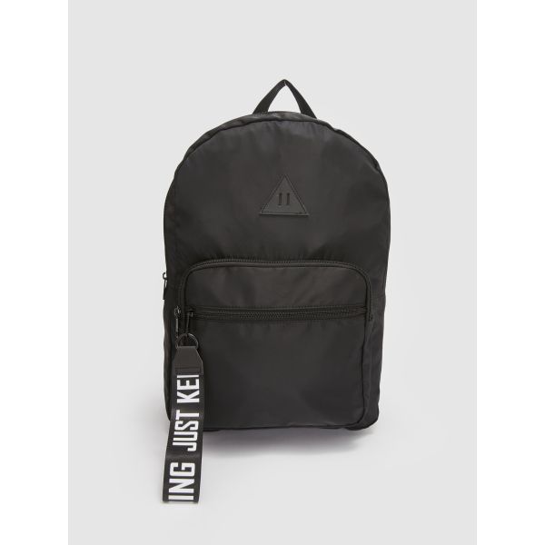 Label Printed Men's Backpack