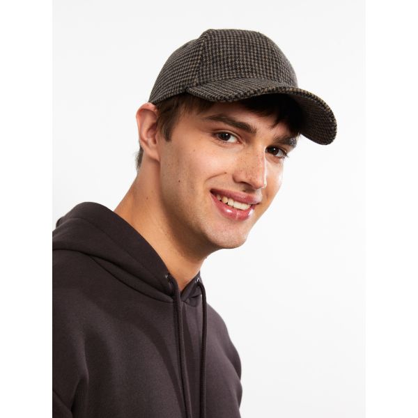 Crowbar Patterned Men Cachet Cap Hat