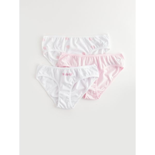 Printed Girl's Panties 3 pcs