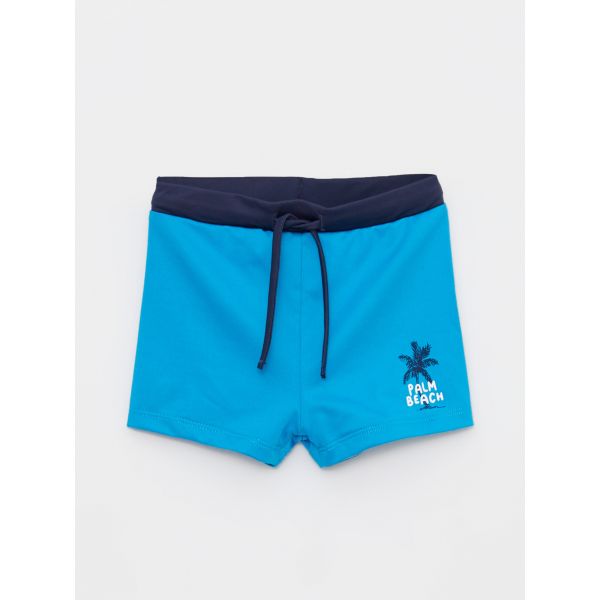 Baby Boy Sea Shorts With Elastic Waist Printed