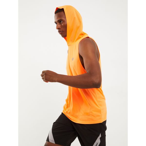 Hoodie Printed Men's Sleeveless T-Shirt