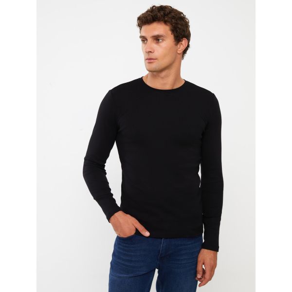 Crew Neck Long Sleeve Men's Sweatshirt