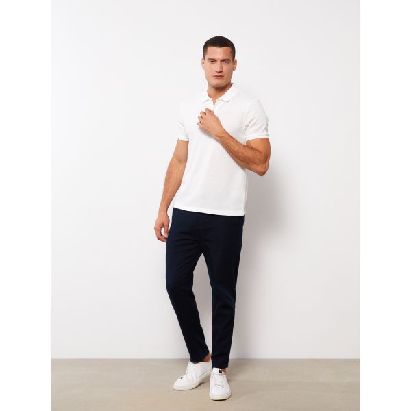 Polo Neck Short Sleeve Men's T-Shirt