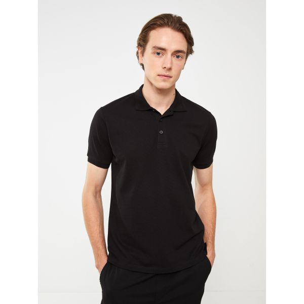 Polo Neck Short Sleeve Men's T-Shirt