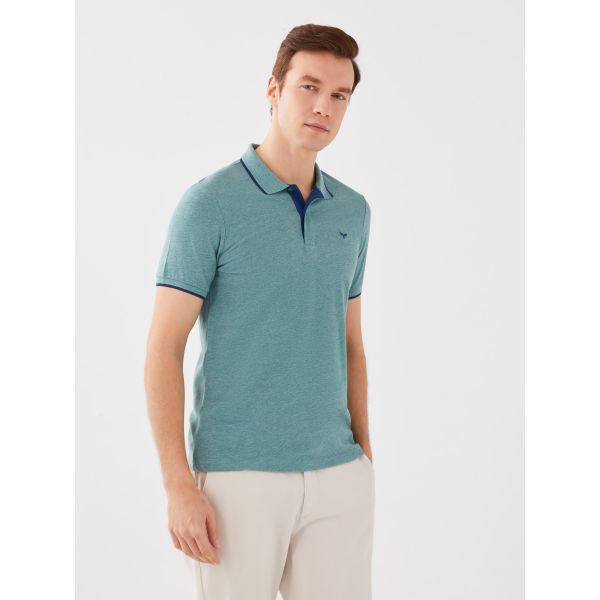 Polo Neck Short Sleeve Pike Men's T-shirt