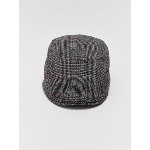 Checked Men's Flat Cap