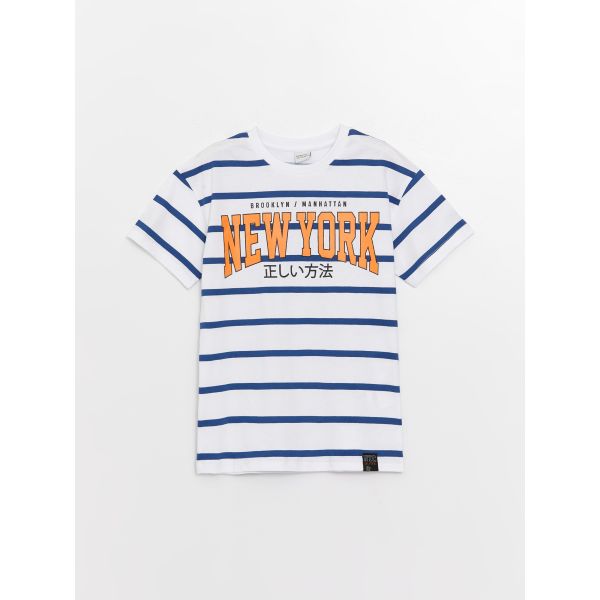 Comfortable Fit Crew Neck Printed Boys T-Shirt