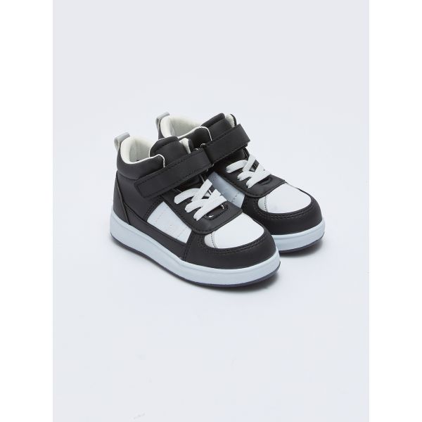 Velcro Closure Baby Boy Casual Ankle Shoes