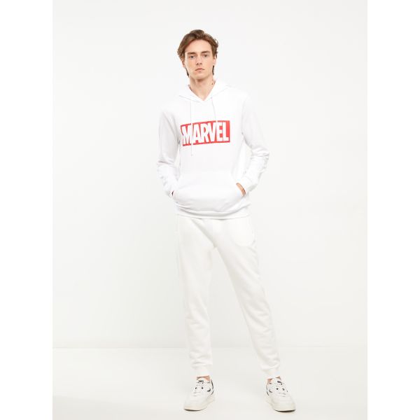 Hooded Long Sleeve Marvel Printed Thick Men's Hoodie