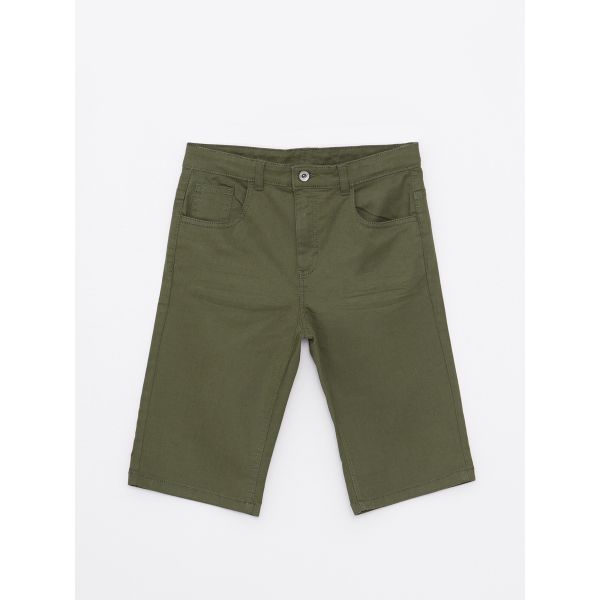 Basic Gabardine Boy Shorts