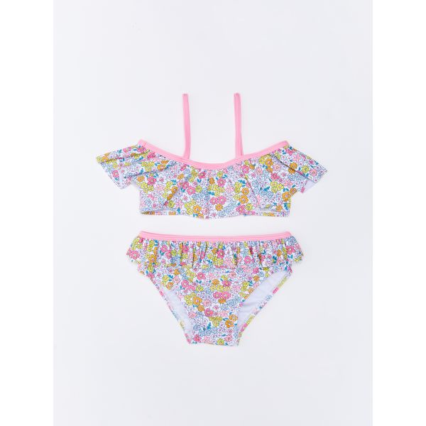 Flexible Fabric Baby Girl Bikini Set