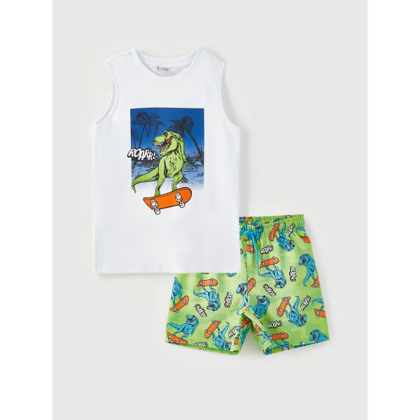 Boy Athlete & Marine Shorts