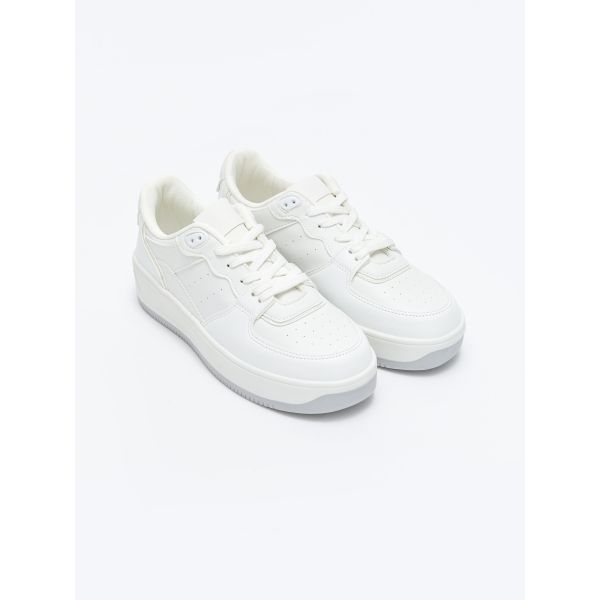 Lace-up Color Block Women's Sneakers