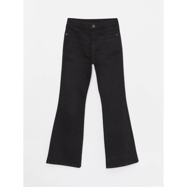 Basic Bell-Bottoms Girl Denim Trousers