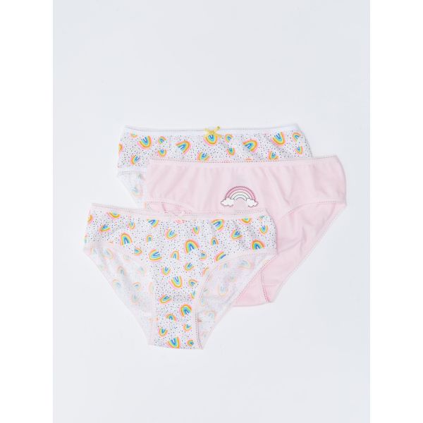 Printed Cotton Girl Panties 3-Pack