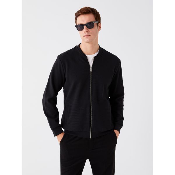 Standard Fit Long Sleeve Men's College Jacket